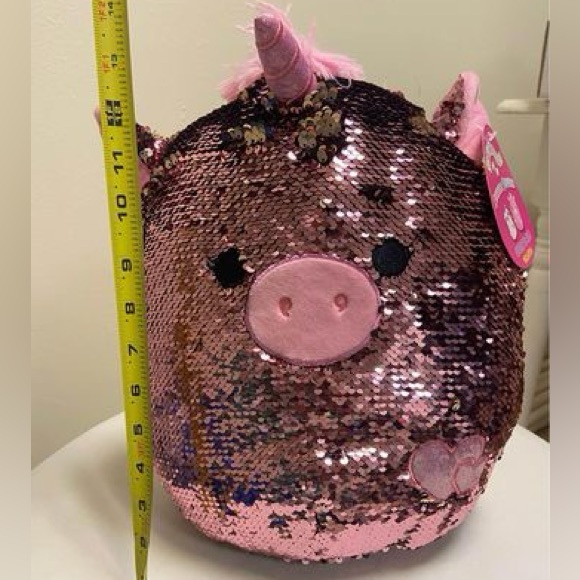 Ultra Rare Kelly Toys Pink Pig Unicorn Squishmallows - Picture 6 of 7